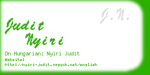 judit nyiri business card